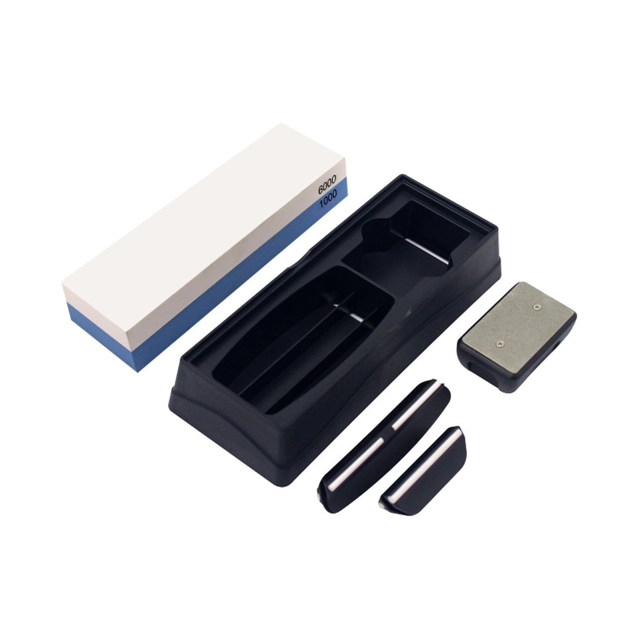Kit ascutire cutite cu piatra ascutire 5 piese, Zokura - imagine 6
